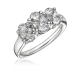 18K白色黃金"Quattour"鑽石戒指